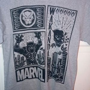 BOYS MARVEL WAKANDA COLLECTABLE SHIRT